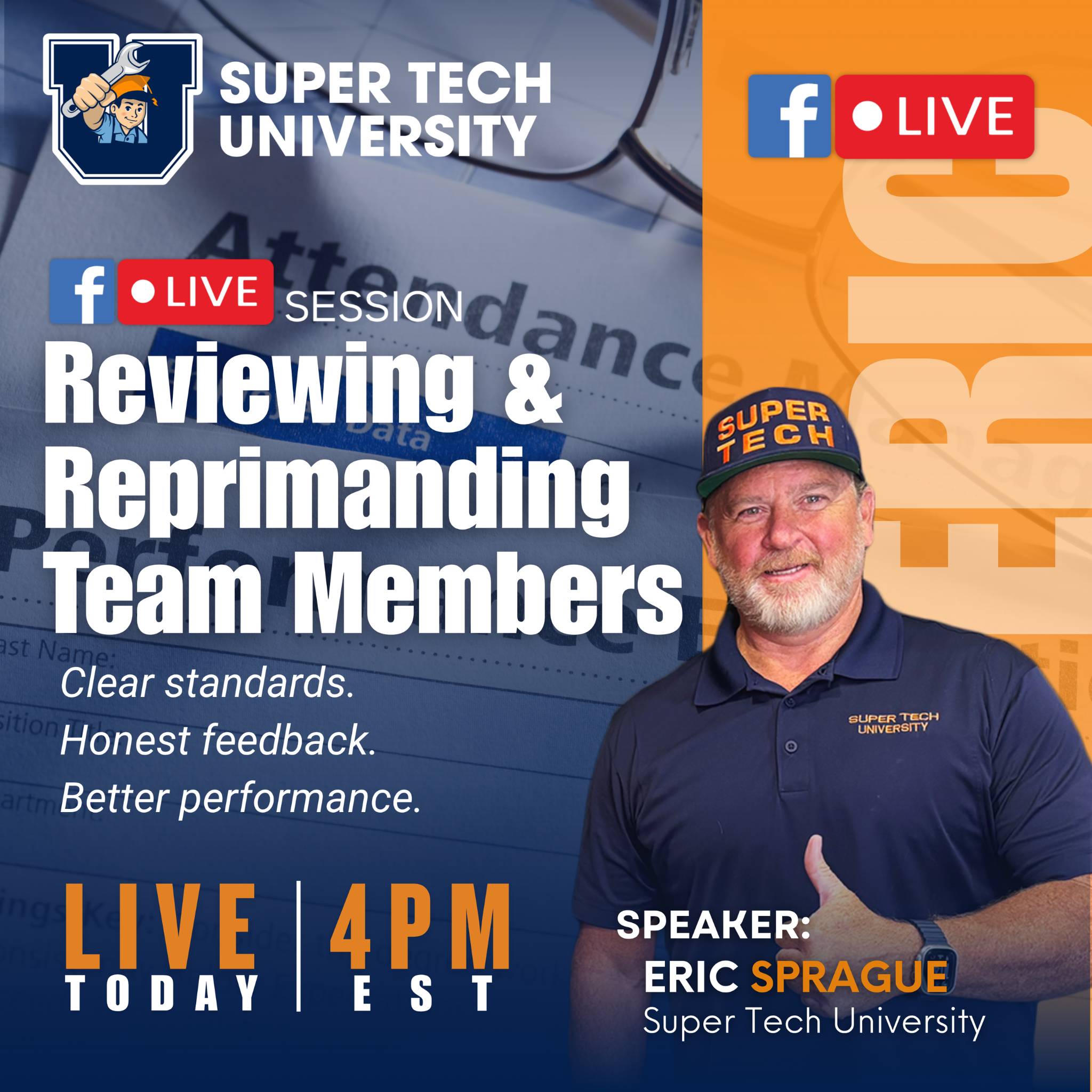 Reviewing and Reprimanding - FB Live